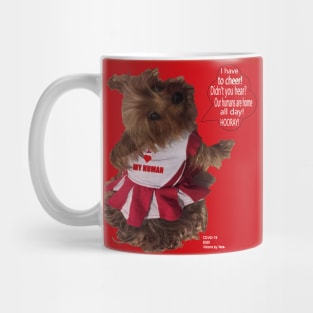 Cheerleader Doggy Mug